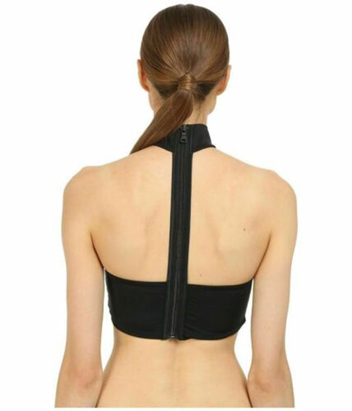 ONIA X KITH Women's Black Bandeau W/ Choker Laura Swimsuit Top NWT