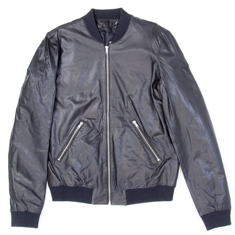 BLK DNM Women's Black Leather Jacket 33 $895 NWT