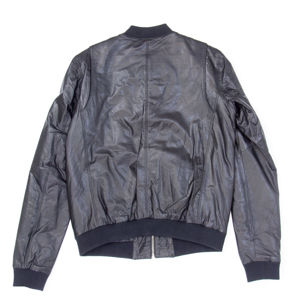 BLK DNM Women's Black Leather Jacket 33 $895 NWT