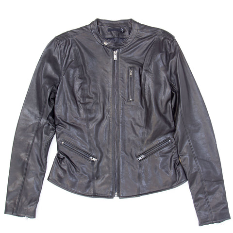 BLK DNM Women's Black Leather Jacket 97 #WKL20901 $895 NWT