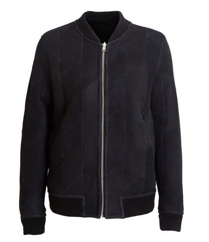 BLK DNM Women's Black Reversible Leather Jacket 54 $2995 NWT