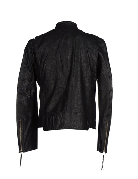 BLK DNM Women's Black Leather Jacket 94 #WKL18901 Small $895 NWT