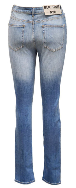 BLK DNM Women's Light Blue Cotton Denim High Rise Skinny Jeans NWT