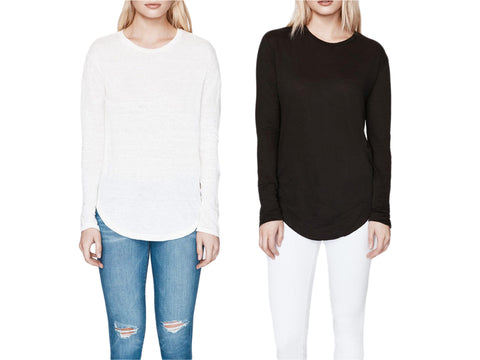 REBECCA MINKOFF Women's Long Sleeve Libra Top $98 NWT