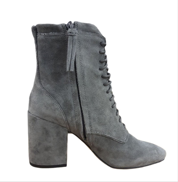 REBECCA MINKOFF Women's Charcoal Oiled Suede Lila Booties #M8131059 NWB