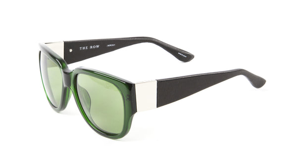 LINDA FARROW Women's Rectangular Oversized Sunglasses 50C NEW