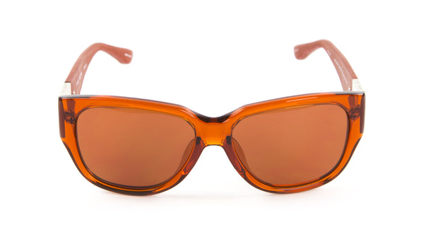 LINDA FARROW Women's Rectangular Oversized Sunglasses 50C NEW