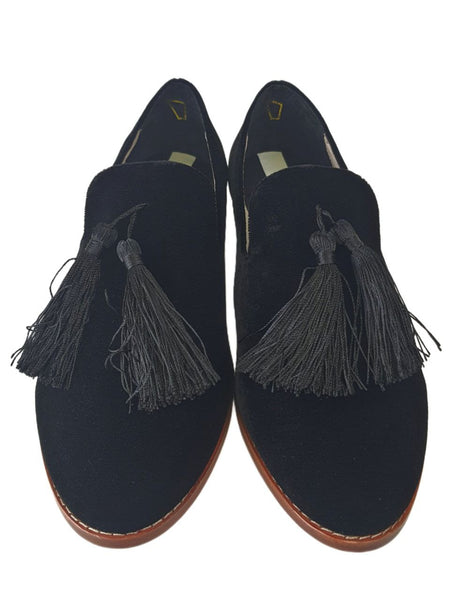 MATT BERNSON Women's Black Velvet Emerson Loafer #MB127 NWB