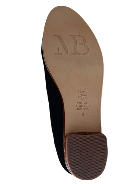 MATT BERNSON Women's Black Velvet Emerson Loafer #MB127 NWB