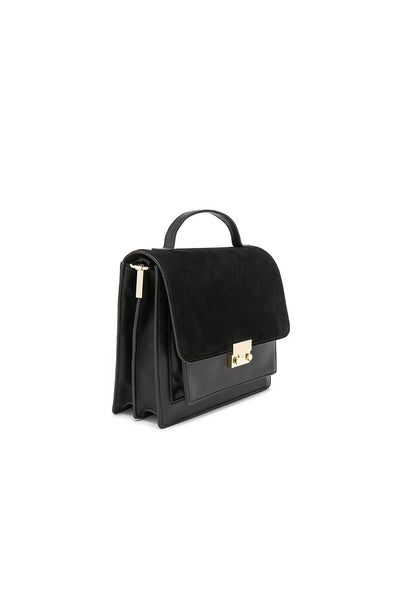 LOEFFLER RANDALL Black Minimal Medium Rider Shoulder Bag $495 NWT