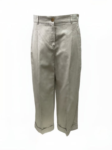 Max Mara Women's Ecru Lucio Casual Mid Rise Pants NWT
