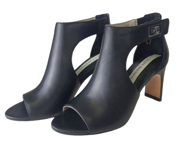 MATT BERNSON Women's Black Leather Lyra Pump #MB121 NWB