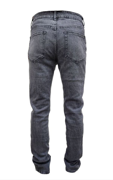 HoodLamb Men's Black Denim Classic Straight Leg Hemp Jeans 420 NWT