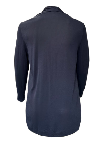 Marina Rinaldi Women's Navy Marzia Knitted Cardigan Size L NWT