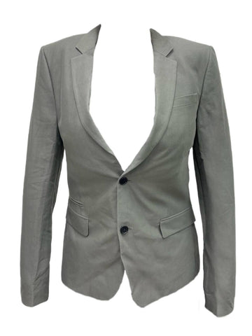 BLK DNM Men's Green Cotton Blazer 25 #MBC6101 Size 48 NWT