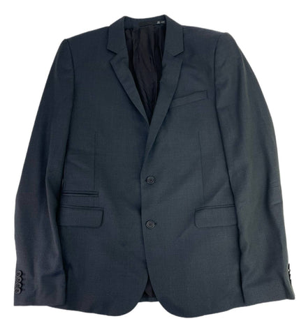 BLK DNM Men's Blue Green Wool Blazer 25 #MBW11301 Size 48 NWT