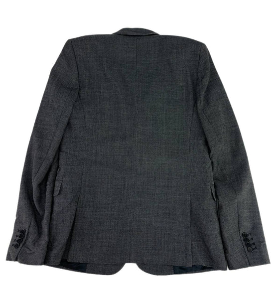 BLK DNM Men's Grey Wool Blazer 25 #MBW11701 Size 48 NWT