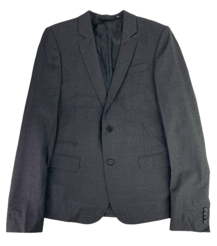 BLK DNM Men's Grey Wool Blazer #MBW2205 Size 48 NWT
