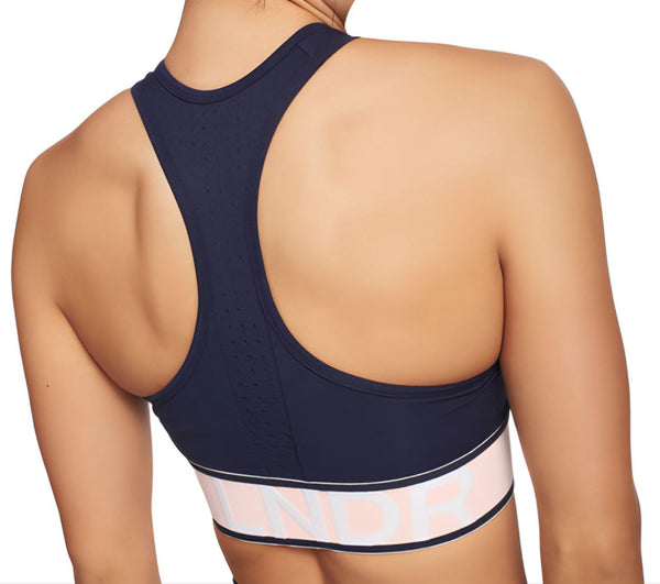 LNDR Women's Navy Marvel Medium Support Sports Bra #AV722 NWT