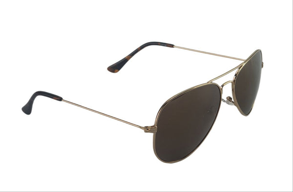 JOE'S JEANS Men's Gold Aviator Sunglasses #JJ6016/61 One Size New