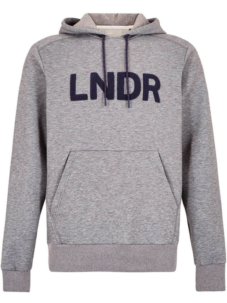 LNDR Men's Grey Marl Tech-Preme Hoodie #MJN0056 NWT