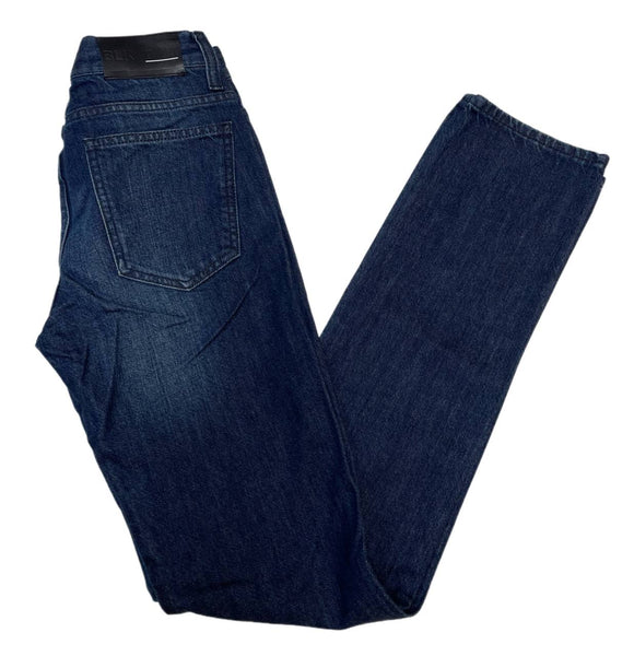 BLK DNM Men's Oak Blue Distressed Jeans 31 #MJ830201 Size 31/34 NWT