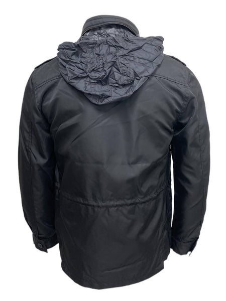 BLK DNM Men's Black Nylon Jacket 2 #MKN101 Size Large NWT