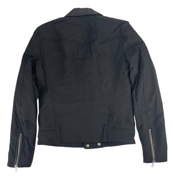 BLK DNM Men's Black Motorcycle Jacket 50 #MKP1901 Size Medium NWT