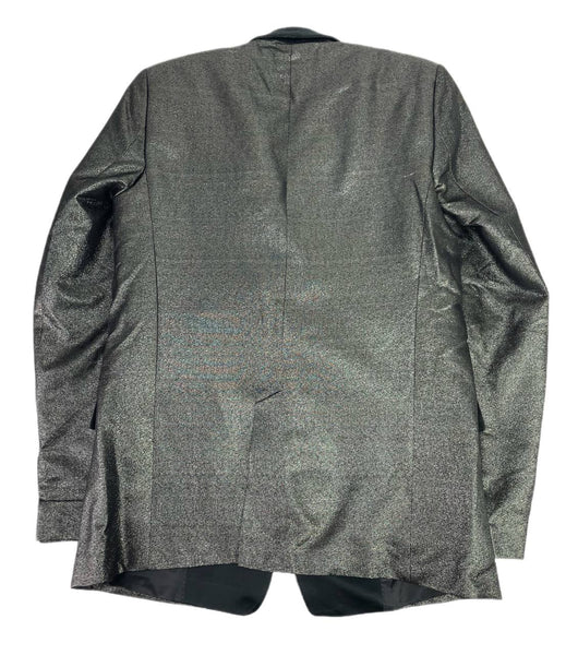 BLK DNM Men's Black Glitter Blazer #MKP3901 Size 48 NWT