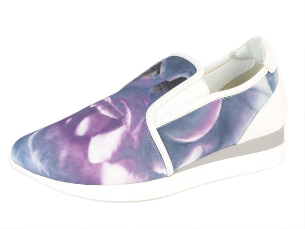 Max Mara Women's MM30 Floral Print Slip-On Sneakers