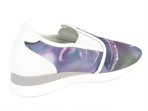 Max Mara Women's MM30 Floral Print Slip-On Sneakers