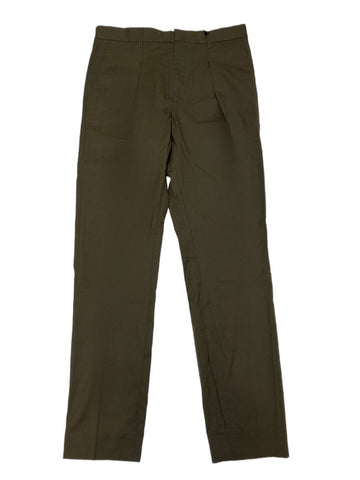 BLK DNM Men's Olive Wool Dress Pant 5 Size 48 US 32 NWT
