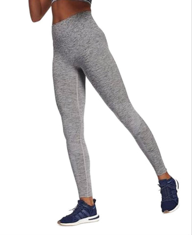 LNDR Women's Grey Marl 8/8 High Rise Slim Fit Leggings #SL618 NWT