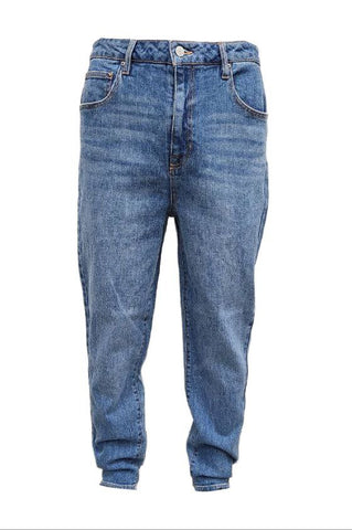HoodLamb Men's Indigo Denim Classic Straight Leg Hemp Jeans 420 NWT