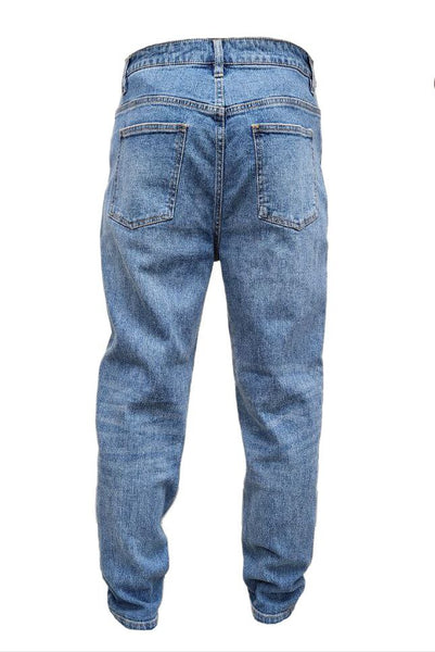 HoodLamb Men's Indigo Denim Classic Straight Leg Hemp Jeans 420 NWT