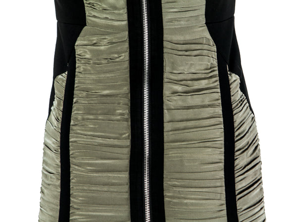 REBECCA MINKOFF Women's Army Madison Ruched Dress $368 NWT