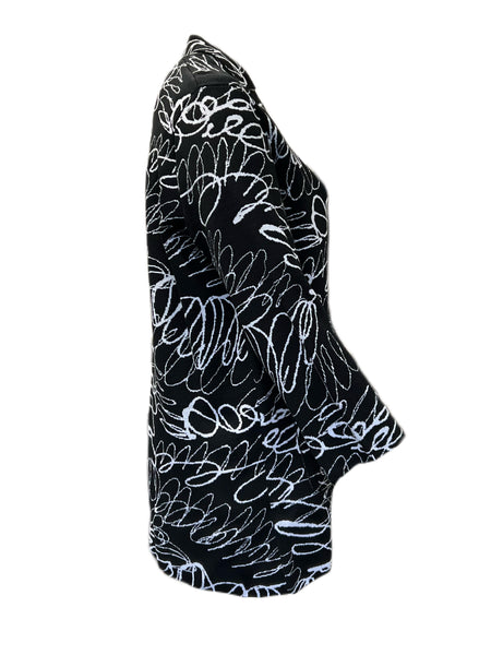 Marina Rinaldi Women's Nero Madre Knitted Cardigan NWT