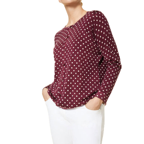 MARINA RINALDI Women's Madrina Printed Cardigan $465 NWT