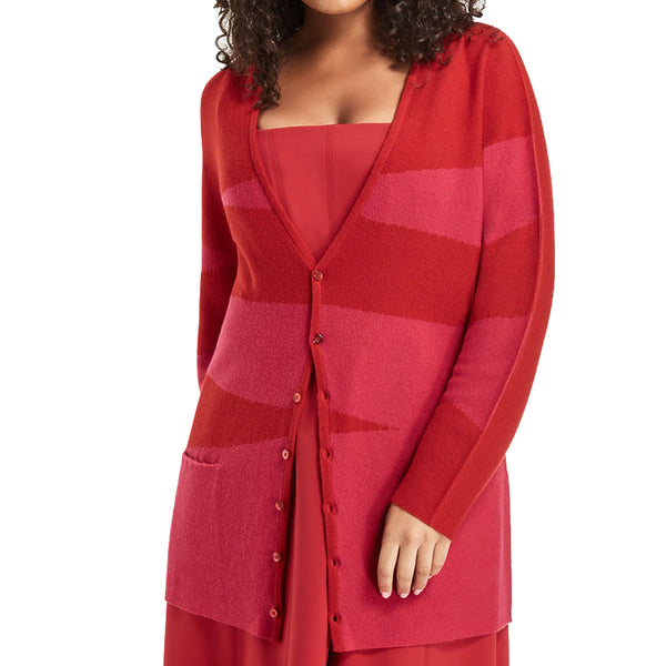 MARINA RINALDI Women's Magia Cashmere Cardigan $1200 NWT