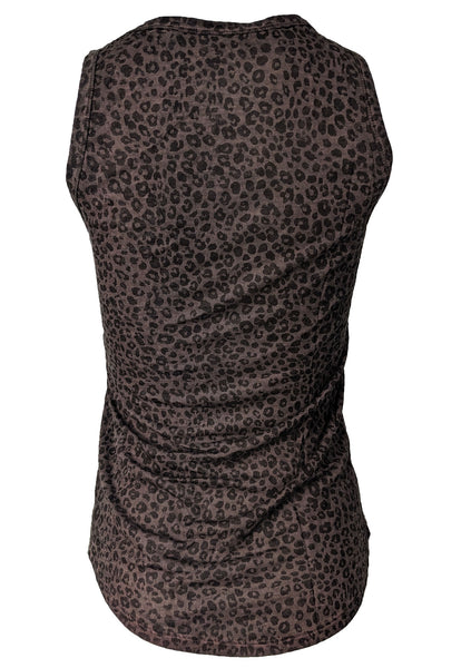 Majestic Filatures Women's Leopard Tank Top Size X-Small NWT