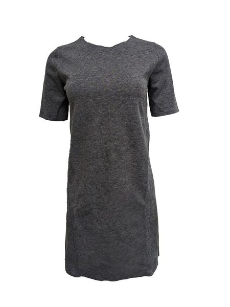 Majestic Filatures Women's Heather Grey Zipper Dress Size X-Small NWT