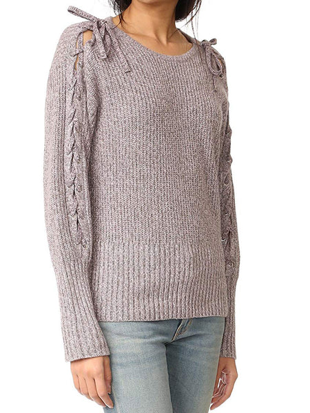 Rebecca Minkoff Women's Malcom Lace Up Sweater
