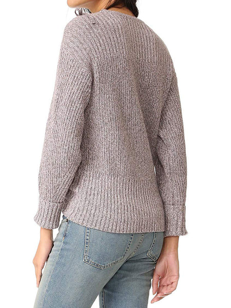 Rebecca Minkoff Women's Malcom Lace Up Sweater