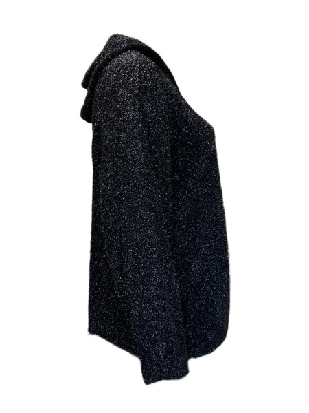 Marina Rinaldi Women's Black Maldive Knitted Cardigan NWT