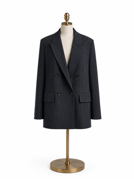 Max Mara Women's Black Mattia Button Closure Jacket NWT
