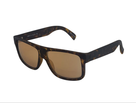 JOE'S JEANS Men's Matte Tortoise Square Sunglasses #JJ2010 One Size New