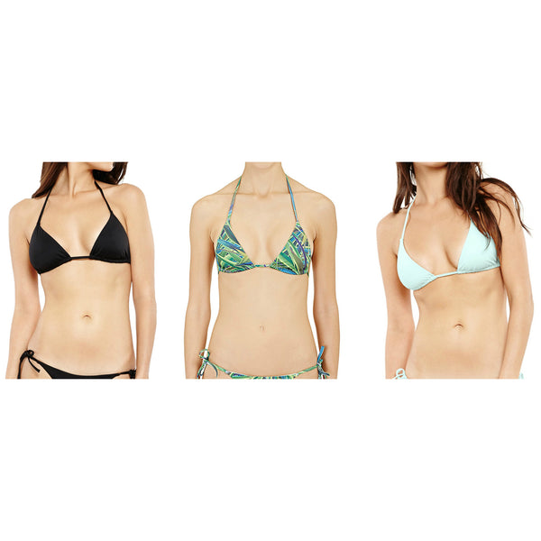 ONIA Women's Megan Adjustable String Bikini Top WTS09 NWT