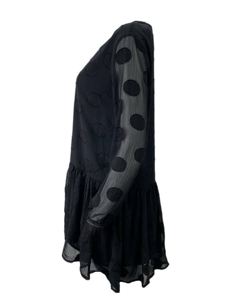 LOST IN LUNAR Women's Black Melina Mini Dress Size US 2 NWT