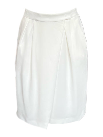 Max Mara Women's White Melinda Straight Skirt Size 6 NWT