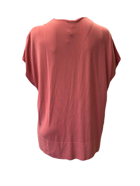 Marina Rinaldi Women's Pink Miceneo Open Front Cardigan NWT